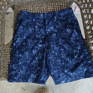 Under‎ ARMOUR. Men's drive Printed Blue Golf Shorts. Sz.ym/jm/j-m